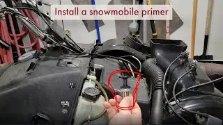 Installing a Snowmobile Fuel Primer