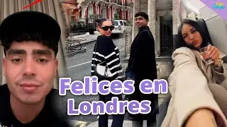 Andrea Valdiri y Felipe Saruma juntos en romántico y lujoso viaje en Londres. Muy felices.