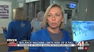 ibalance machine helps limit risk of fall