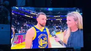 Stephen Curry Interview After They Got The Dub 