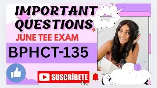 BPHCT-135||IMPORTANT QUESTIONS FORTEE|| JUNE 2025||IMPORTANT QUESTIONS #2025 #bscgeneral #exam#ignou