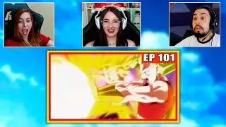 Kale controla seu Poder de broly | 3 Pessoas Reagindo | Dragon Ball SUPER - EP 101