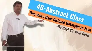40-abstract class data type in Java