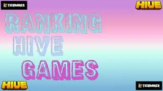 Ranking Hive Games - 2025