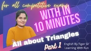 BASIC OF TRIANGLE  | ADVANCE MATHS | BASIC TO ADVANCE | QUANTITATIVE APTITUDE WITH FAKHRA MA'AM| ETS