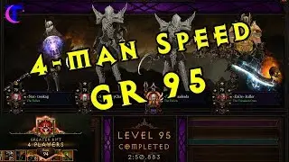 Diablo III Season 14 - 4man Speed Greater Rift 95