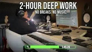 2 Hour Work With Me | No Music