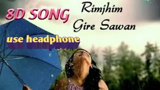 Rim Jhim Gire Sawan|8D Audio|Lata Mangeshkar|Manjil| #TSong8D