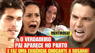 TERRA NOSTRA: RESUMO QUINTA 30/10 - PAI verdadeiro APARECE e PARA O PARTO! DESMASCARA Rosana !