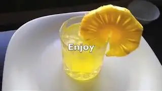 Homemade Pineapple Juice Concentrate/How To Make And Preserve Pineapple Juice