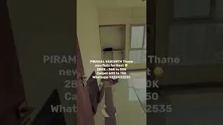 PIRAMAL VAIKUNTH THANE new flats rent 2BHK #thane #kalyan #mumbai #rent