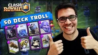 BATALHEI NO DESAFIO DO DECK SURPRESA - CLASH ROYALE