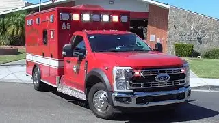 Orange City Fire Dept. *NEW* Ambulance 5 Responding