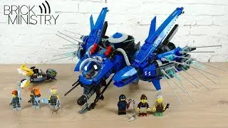 Обзор LEGO 70614 The LEGO Ninjago Movie ● Ниндзяго Самолёт молния Джея