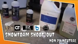 BILT HAMBER v INFINITY WAX v EZ CAR CARE v WAX PLANET Snowfoam Comparison