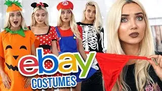 ПРИМЕРКА КОСТЮМОВ НА ХЭЛЛОУИН НА EBAY ДО 10 ФУНТОВ! 🎃