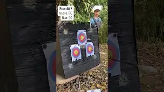 Vegas round: 30 arrows, 20yds #archery #archeryequipment #bowhunting #archerytools #outdoors