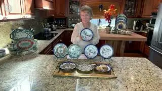 Lidia's Polish Pottery Hand Painted Holiday 7.5