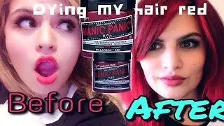 Dying my hair red|manic panic rock n roll red & pillarbox red hair dye review
