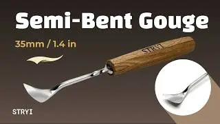 The Power of 35mm! STRYI Maestro Gouge for Deep 3D Carving