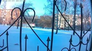 видео тест 3.6 мм Объектив + V3 4K WiFi Sport Camera