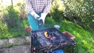 Saarland Schmiede Messer schmieden Teil 1