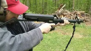 Calico M-100 mag dump 2