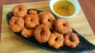 Instant Vada l Sooji Vada l #cookingbowl