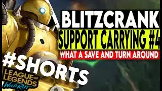 Blitzcrank Support Carry Saves Lee Sin #4 - League of Legends Wild Rift
