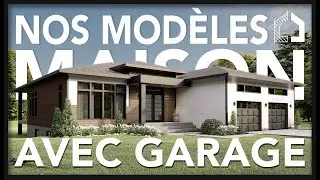 Nos plans de maison mod&egrave;le | Maison avec garage