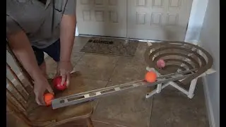 Marble run spiral - Home made