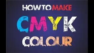 How To Make CMYK Color | With Easy Trick | Free CDR File by Graphics Designs