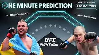 UFC Fight Night | Daniil Donchenko vs. Alex Morono Prediction