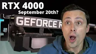 GPU News!!! RTX 4000 Reveal Date! Ryzen 7 7700 X Benchmarked | More!