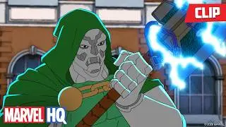 The Avengers Surprise Attack on Doom 👊🫣 | Marvel's Avengers Assemble | @MarvelHQ