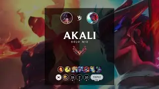 Akali Mid vs Yone - KR Grandmaster Patch 12.10