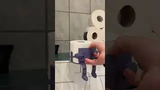 Toilet paper holder🧻✨#fyp #3dprinting #diy #creative #satisfying Makerworld model number: 2315172