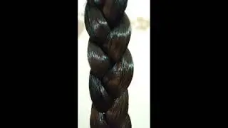 long hair braid silky and soft