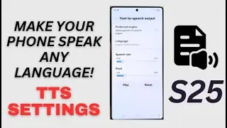 🌍 Change Text-to-Speech Language on Galaxy S25/S25 Edge/Ultra &ndash; Speak Any Language! 🔊📱