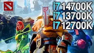 i7 14700K против i7 13700K против i7 12700K - RTX 5060 - Dota 2