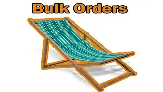 Green Striped Wooden deck chair (Customized Orders)