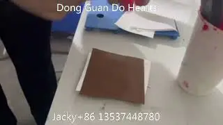 silicone heat transfer label making machine for Manchester United logo making