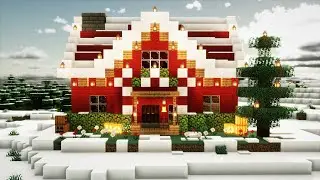 Minecraft Christmas House Tutorial 🎅 | Cozy Holiday Build (Easy & Aesthetic)