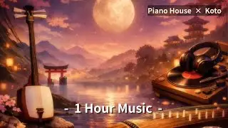 Piano House &times; Koto | Bright & Uplifting Japanese Fusion | 1 Hour Music