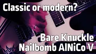 Classic or modern? - Bare Knuckle Nailbomb bridge (Alnico V) | G&L Superhawk