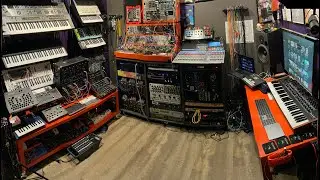 Updated Home Studio Tour and Exciting Studio News to Share!  Lots of synths and outboard gear!
