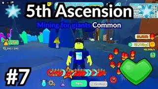 Roblox Collect All Pets | Mining for Giants (5th Ascension) Common