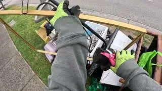 Scrap metal and other great items in road side trash 
