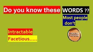 Advanced English Vocabulary(5 Words) with detailed explanations  and vivid examples