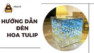 Hướng Dẫn Làm Đèn Hoa Tulip| Baggu DIY #shorts